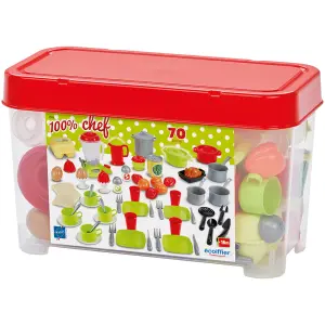 Set of 70 dinette pieces Ecoiffier image-1