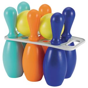 a2401432-plastic-bowling-pin-ecoiffier-x6-blue-orange-23-5x15x24-5-cm
