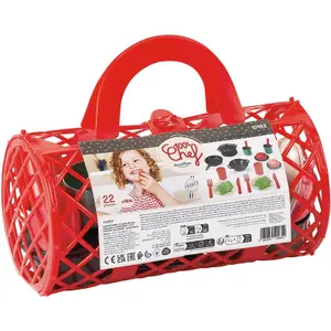 Toy tea set with basket Ecoiffier