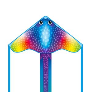 ecodeman-kids-kite-ecoline-delta-raie-manta-multicolour-85-cm