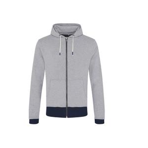 Zipper-Hoodie aus recycelter Baumwolle Ecologie Okavango image-0