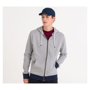 Zipper-Hoodie aus recycelter Baumwolle Ecologie Okavango image-2