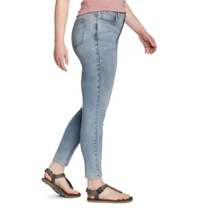 Girl's slightly curved high-waisted jeans Eddie Bauer Voyager image-2