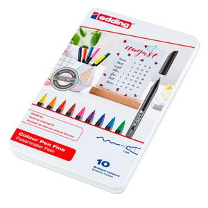 261010-feutres-dans-un-boite-en-metal-1200-assortis-edding-x10-multicolore-tu
