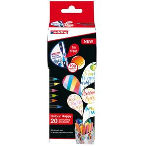 Filtpenne med pensel edding (x20)