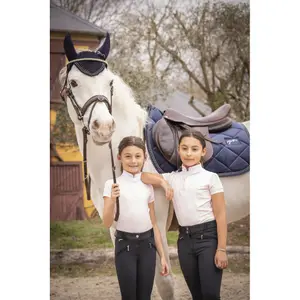 Riding Polo shirt for girls Eden By Penelope Madrid image-3
