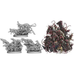 Set mit 35 Figuren Edge Zombicide Black Plague : No Rest for the Wicked