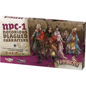 35-piece figurine Edge Zombicide : Black Plague, Notorious Plagued Characters #1