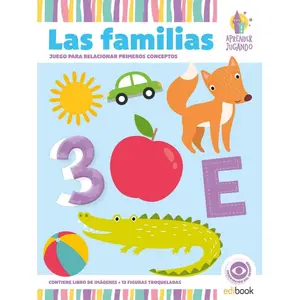 Educational book cut-out figures families Edibook image-0