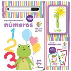 24-bit educational book with erasable marker pen Edibook image-0