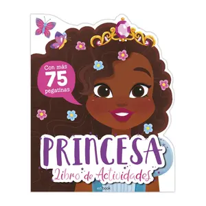 Activity book and 75 princess stickers Edibook image-0
