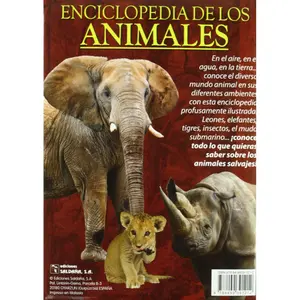 Book 28 pages encyclopedia of animals Ediciones Saldaña image-2
