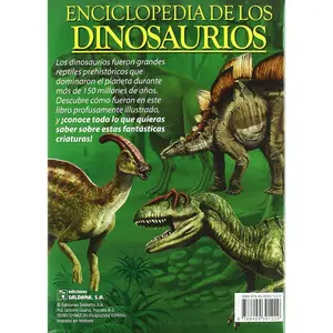 Book 28 pages encyclopedia of dinosaurs Ediciones Saldaña image-2