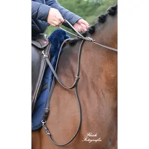 Hestetrøjer i læder til børn Edix Saddles English image-2