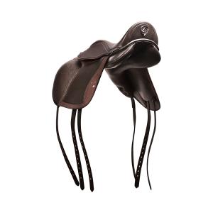 Dressursadel i læder til børn Edix Saddles Tudor image-2