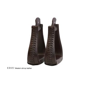 laced western stirrups Edix Saddles image-1