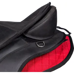 Δερμάτινη στήριξη πλάτης με αυτοκόλλητο Edix Saddles Cantle Nubuck image-1