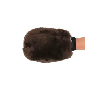 Γάντι μπάνιου από μαλλί μερίνος Edix Saddles image-0