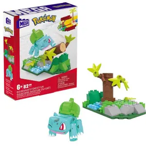 Construction games Educa Borras Pokémon Bulbasaur Forest Fun Mega (x82) image-2