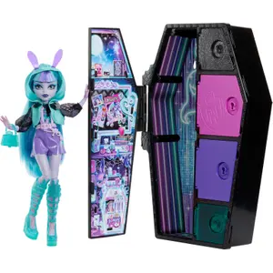 Doll Educa Borras Monster High Skullmate Secrets Neon Frights Twyla image-0
