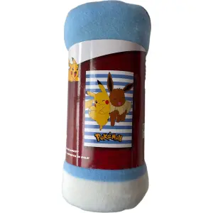 Coperta in pile per cavalli Educa Borras Pokémon Pikachu & Eevee image-1
