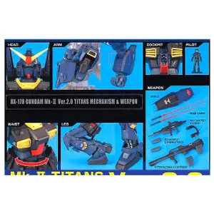 Model kit figurine Educa Borras Mobile Suit Gundam Gundam MK-II Titans Ver. 2.0 image-2