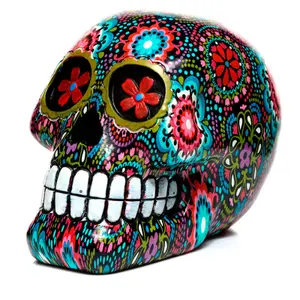 Figurine Educa Borras Mexican Decorative Skull Day of the Dead Floral image-1
