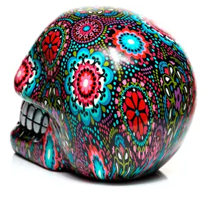 Figurine Educa Borras Mexican Decorative Skull Day of the Dead Floral image-3