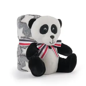 Plush + cover Educa Borras Panda bear Soft image-0