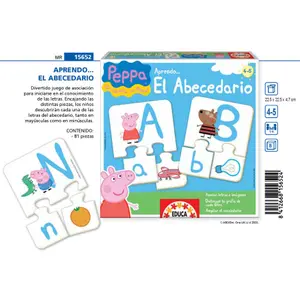 Educational games Educa Borras Spanish Peppa Pig Learn the Alphabet image-1