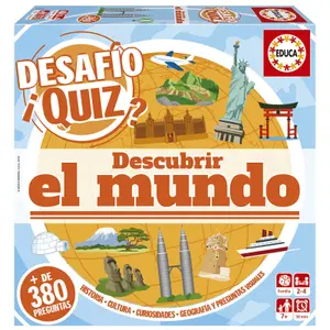 Board games Educa Borras Challenge Quiz Discover The World image-1