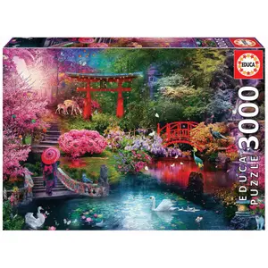 3000 piece puzzle Educa Borras Japanese Garden image-0