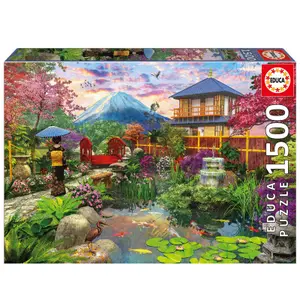 Puzzle de 1500 pièces Educa Borras Japanese Garden image-0