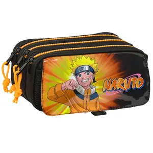 Children's triple Pencil case Educa Borras Naruto image-0