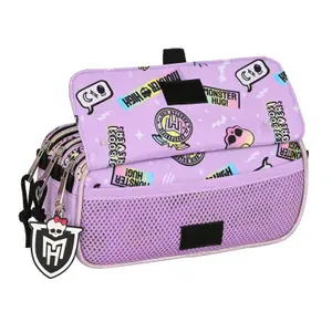Children's triple Pencil case Educa Borras Monster High Best Boos image-2