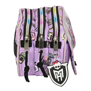 Children's triple Pencil case Educa Borras Monster High Best Boos image-3