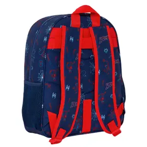 Adaptable backpack for children Educa Borras Marvel Spiderman Neon image-2