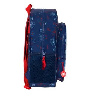 Adaptable backpack for children Educa Borras Marvel Spiderman Neon image-1