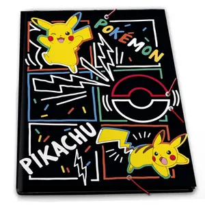 Binder with flaps Educa Borras Pokémon Pikachu A4 image-0