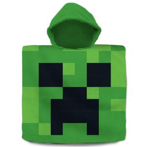 8435507873697-katoenen-poncho-handdoek-educa-borras-minecraft-groene-60x60-cm