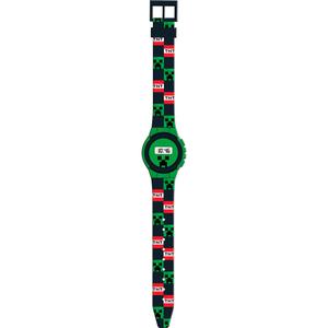 8435507874762-hodinky-educa-borras-minecraft-zelena-29x9-5-cm