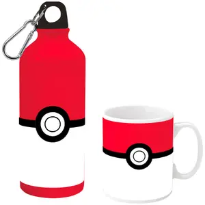 Gourde aluminium + tasse Educa Borras Pokémon image-0