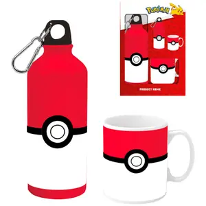 Gourde aluminium + tasse Educa Borras Pokémon image-1