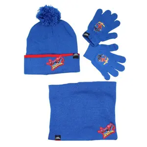Children's winter hat and gloves Educa Borras Marvel Spiderman (x2) image-0