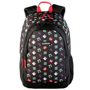 Adaptable backpack for children Educa Borras Minecraft TNT image-0