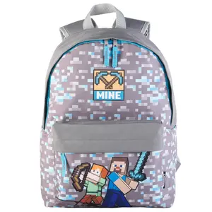 Adaptable backpack for children Educa Borras Minecraft Mine image-0