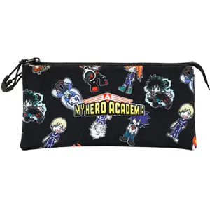 Children's triple Pencil case Educa Borras My Hero Academia image-0