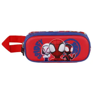 3d double pencil case for children Educa Borras Marvel Spidey Spider-Man Gang image-0