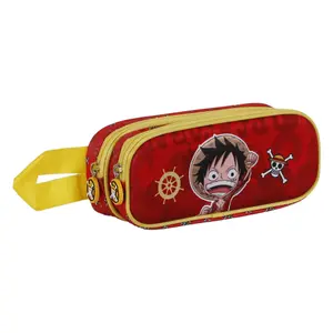 3d double pencil case for children Educa Borras One Piece Luffy image-1