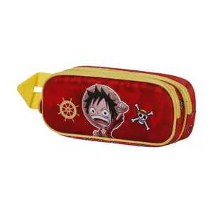 3d double pencil case for children Educa Borras One Piece Luffy image-2